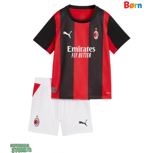 AC Milan Rafael Leao #10 Replika Babytøj Hjemmebanesæt Børn 2026-27 Kortærmet (+ Korte bukser)